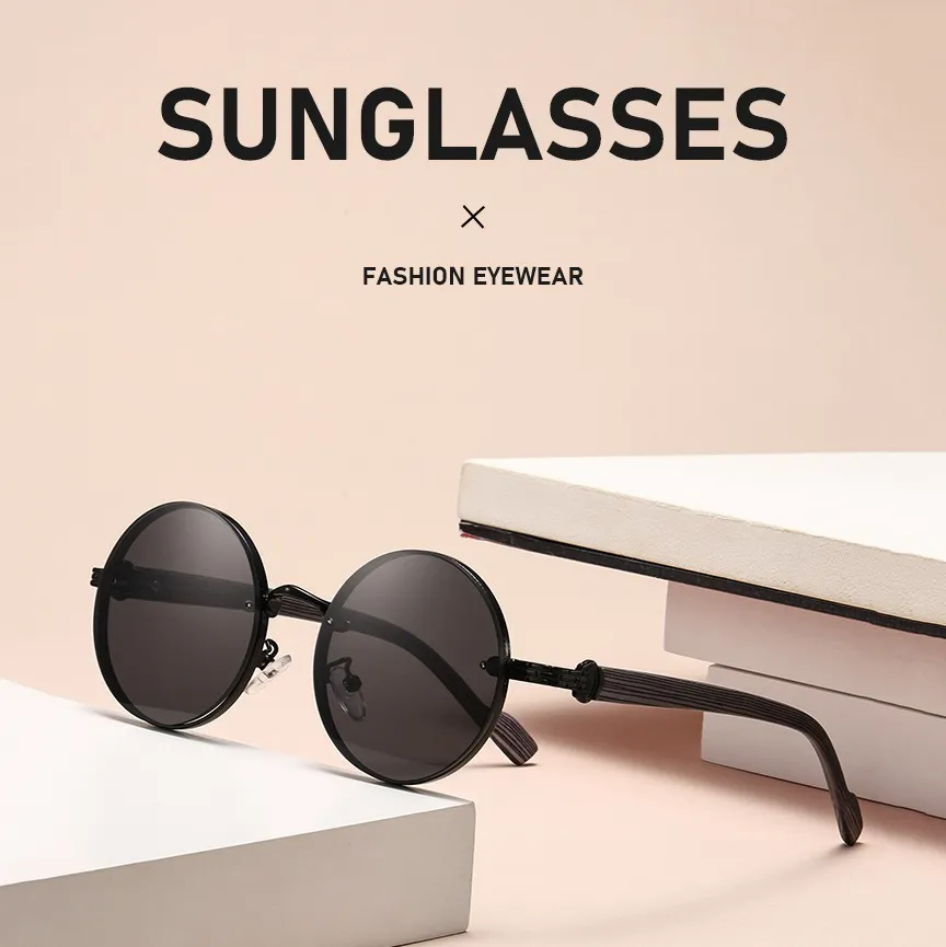 Retro Round Polarized UV Protection Sunglass - Image 4