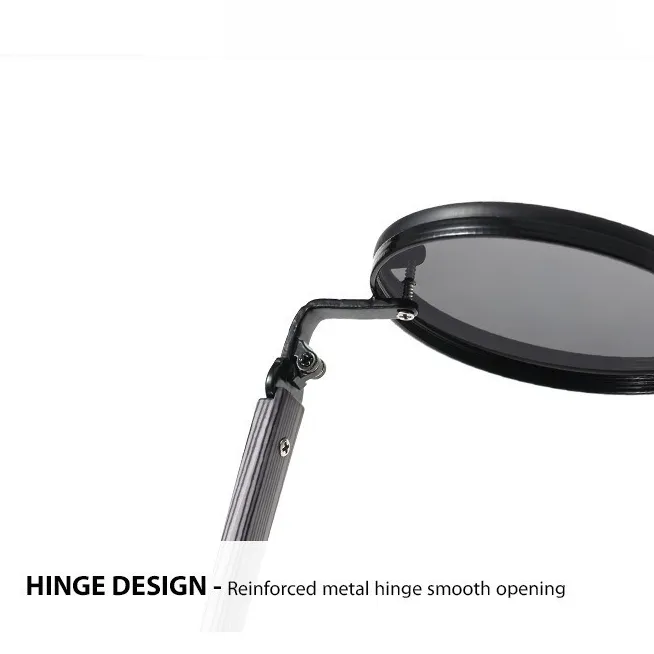 Retro Round Polarized UV Protection Sunglass - Image 6