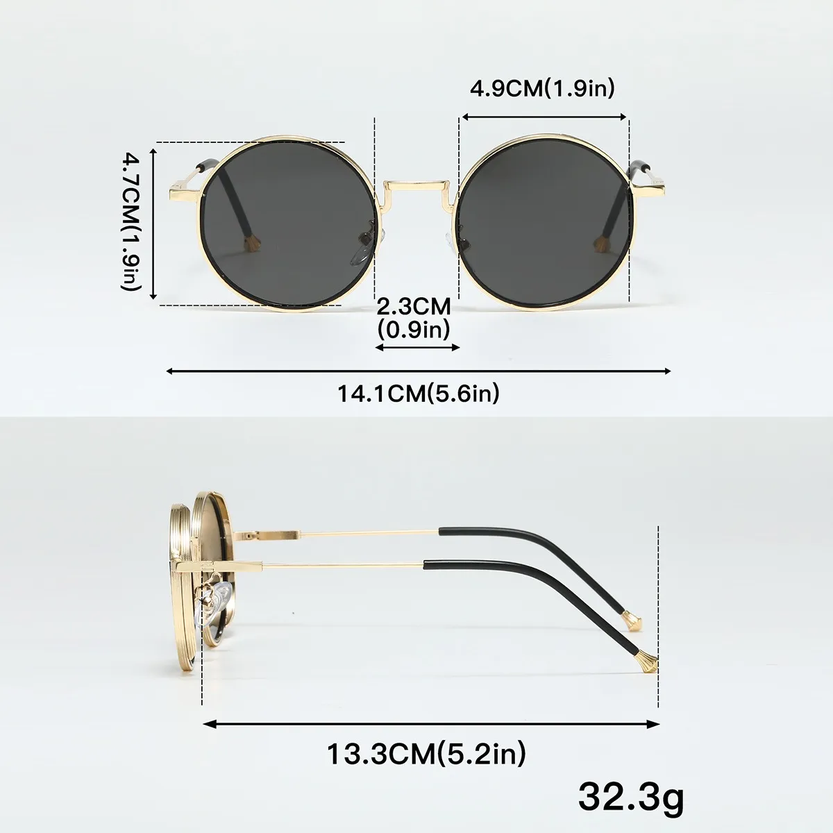 Elegant Vintage Style UV Protection Sunglass - Image 7