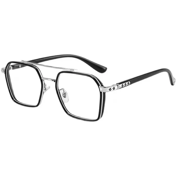 Double Beam Anti-blue Men's Trendy Optical Glass - Image 5