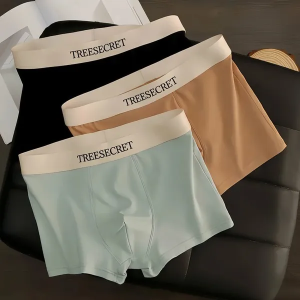 (3 Pcs Set) TREND FIT Premium Milk Silk Boxers