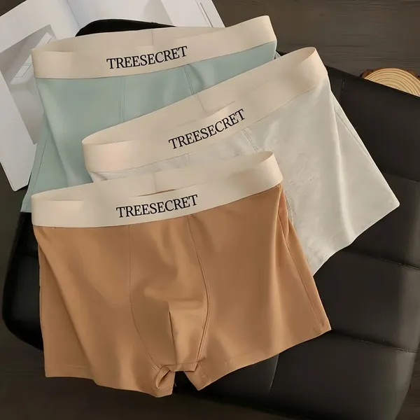 (3 Pcs Set) TREND FIT Premium Milk Silk Boxers - Image 5