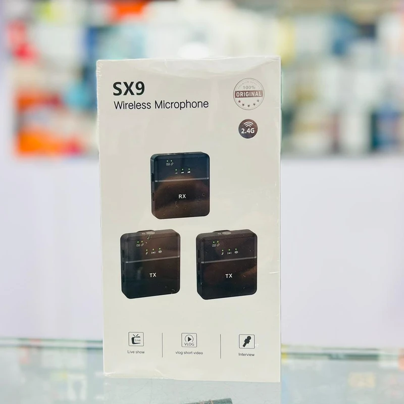 SX9 Wireless Microphone – এখন রেকর্ডিং হবে স্টুডিও কোয়ালিটির!