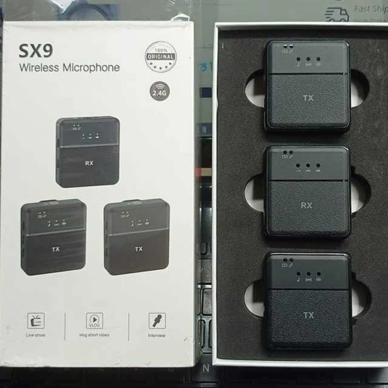 SX9 Wireless Microphone – এখন রেকর্ডিং হবে স্টুডিও কোয়ালিটির!