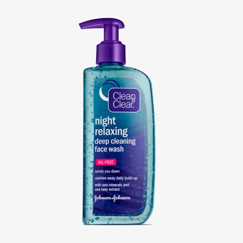 Clean & Clear Night Relaxing Deep Cleaning Face Wash