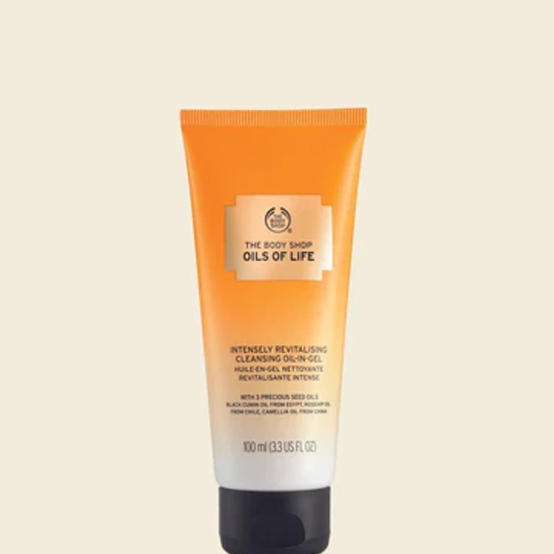The Body Shop Oils of Life Intense Revitalising Cleansing Oil-in-Gel – 100ml