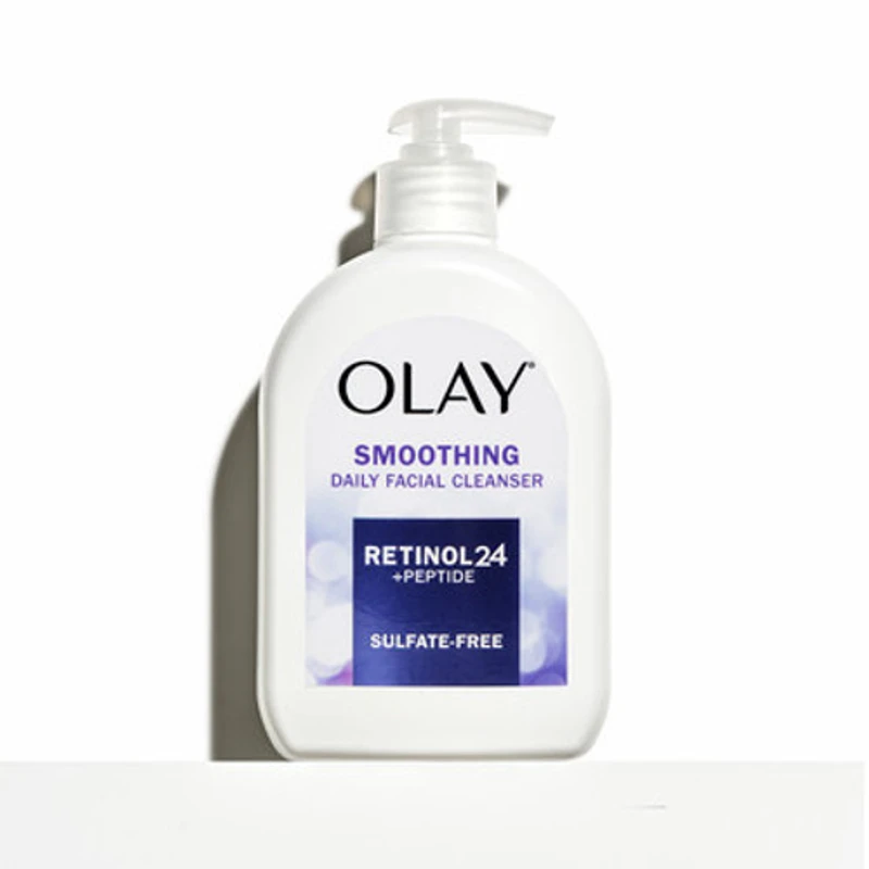 Olay Smoothing Daily Facial Cleanser with Retinol24 & Peptide - 473ml