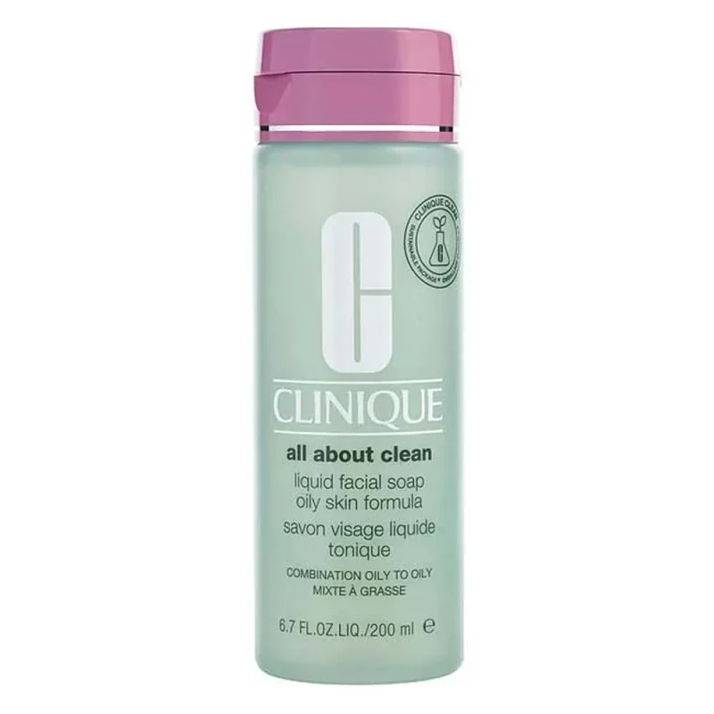 Clinique All About Clean Liquid Facial Soap for Oily Skin – 200ml