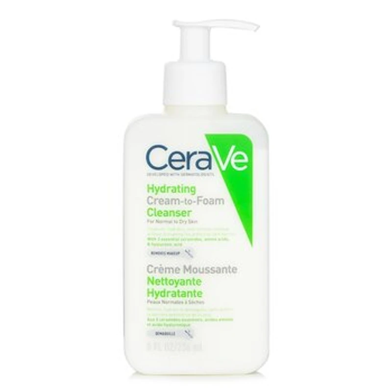 CeraVe Hydrating Cream-to-Foam Cleanser