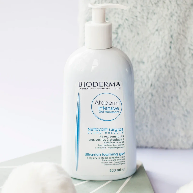 Bioderma Atoderm Intensive Gel Moussant for Very Dry and Sensitive Skin – 500ml