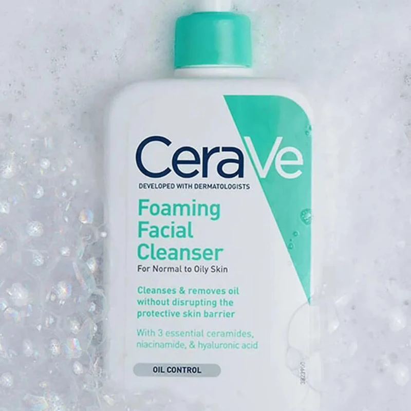 CeraVe Foaming Facial Cleanser for Normal to Oily Skin – 355ml - Image 6