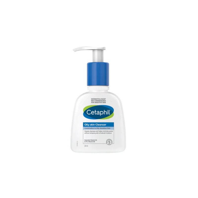Cetaphil Oily Skin Cleanser for Combination to Oily, Sensitive Skin – 236ml