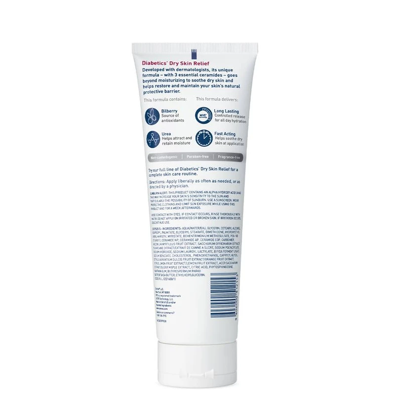 Diabetics Dry Skin Relief Moisturizing Cream