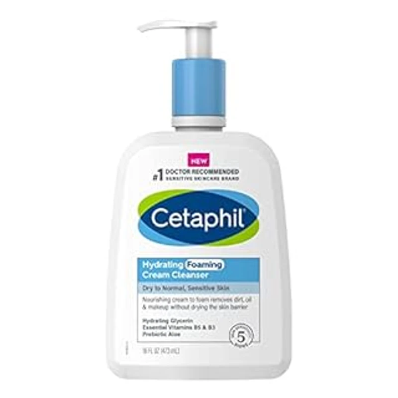 Cetaphil Hydrating Foaming Cream Cleanser