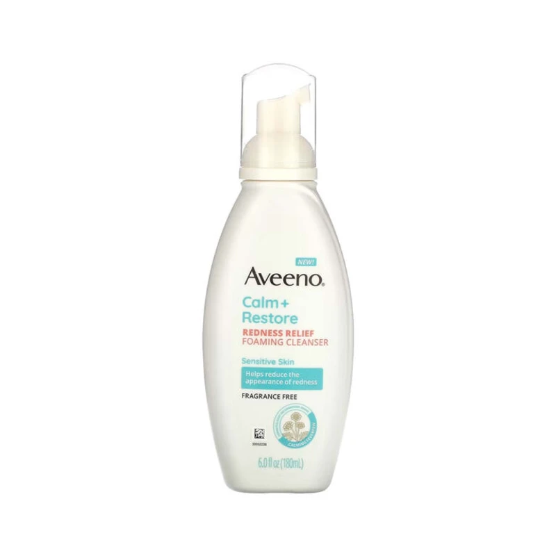 Aveeno Calm + Restore Redness Relief Foaming Cleanser – 180ml