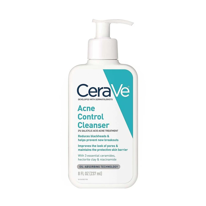 CeraVe Acne Control Cleanser with 2% Salicylic Acid – 237ml