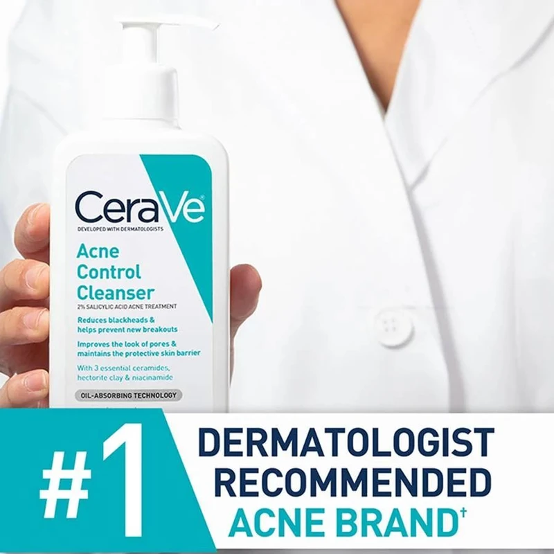 CeraVe Acne Control Cleanser with 2% Salicylic Acid – 473ml - Image 5