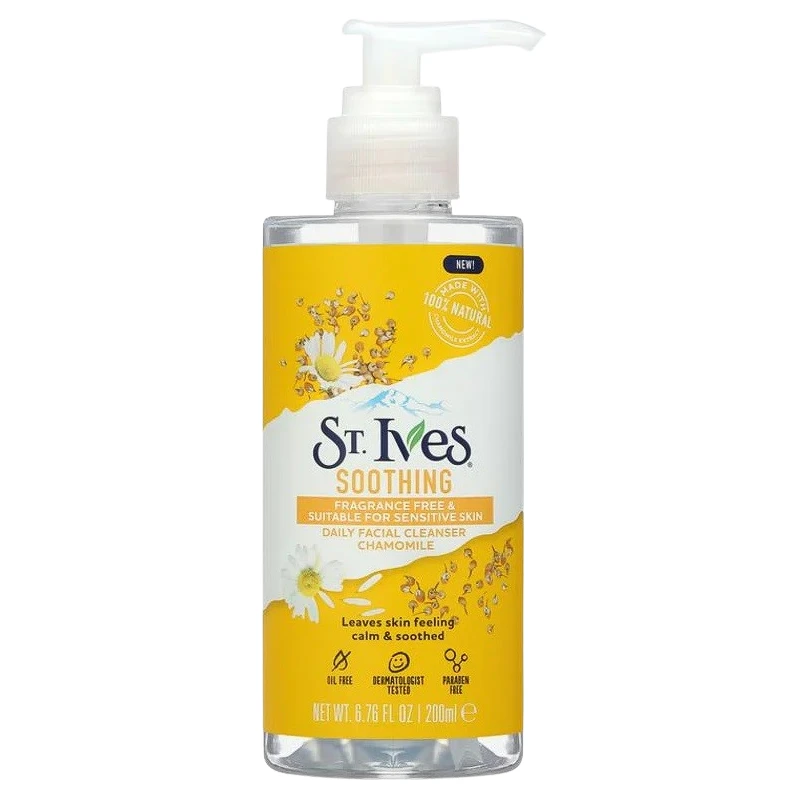 St. Ives Soothing Chamomile Facial Cleanser for Sensitive Skin – 200ml