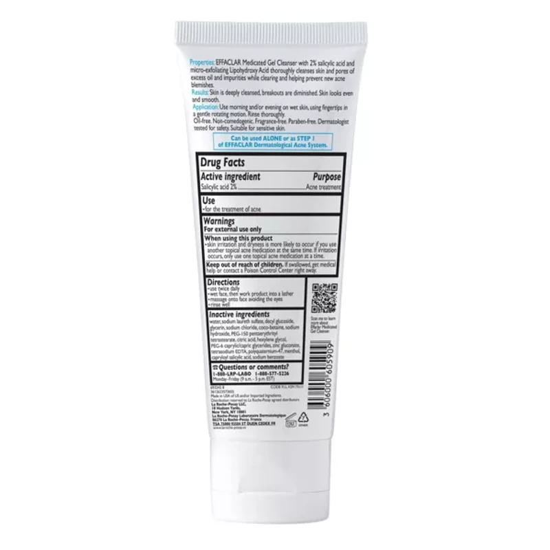La Roche-Posay Effaclar Medicated Gel Cleanser