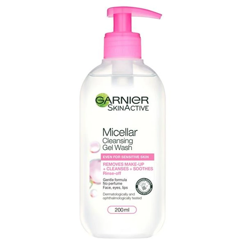 Garnier SkinActive Micellar Cleansing Gel Wash for Sensitive Skin – 200ml
