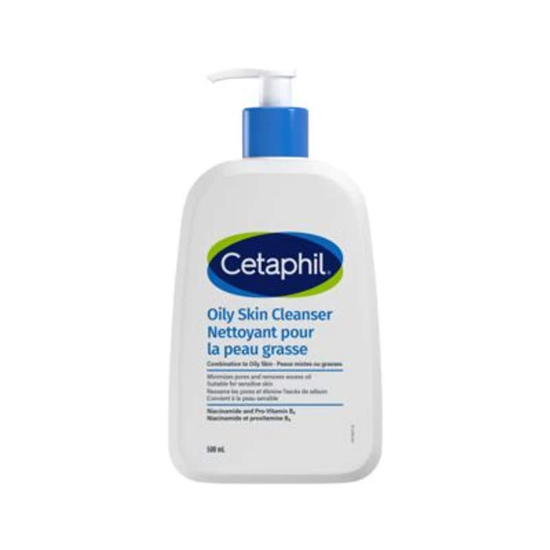 Cetaphil Oily Skin Cleanser for Combination to Oily Skin – 500ml