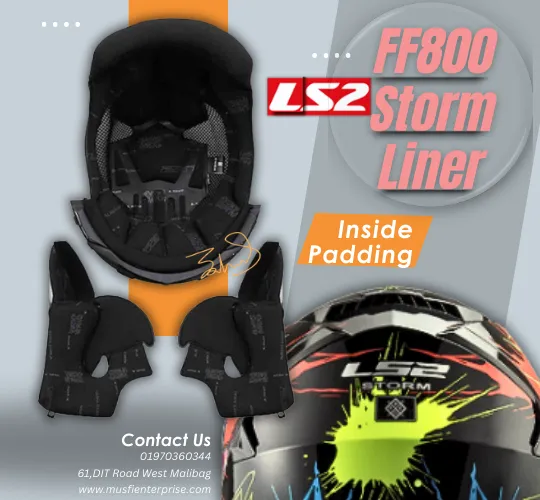 LS2 FF800 Storm Padding Inner Lining & Cheek Pads