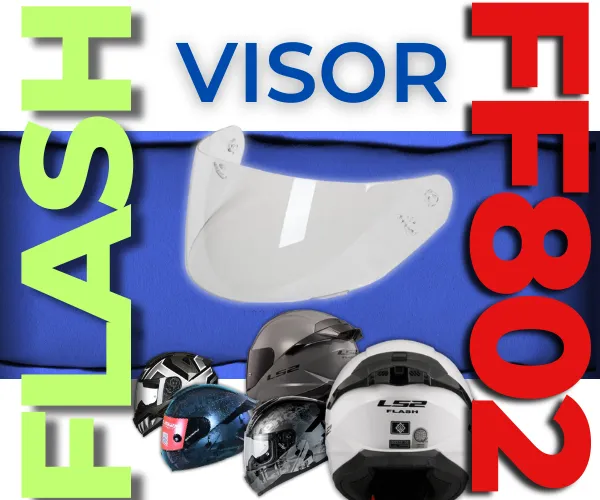 LS2 FF369/384/351/352/802 HELMET FLASH VISOR - Image 2