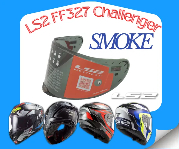 LS2 HELMET VISOR FF327 Challenger HFPC/Carbon