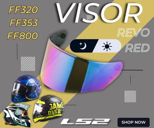 LS2 FF320 / FF353 / FF800 helmet Visor - Image 7