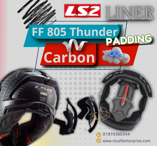 LS2 FF805 Thunder Helmet liner Padding