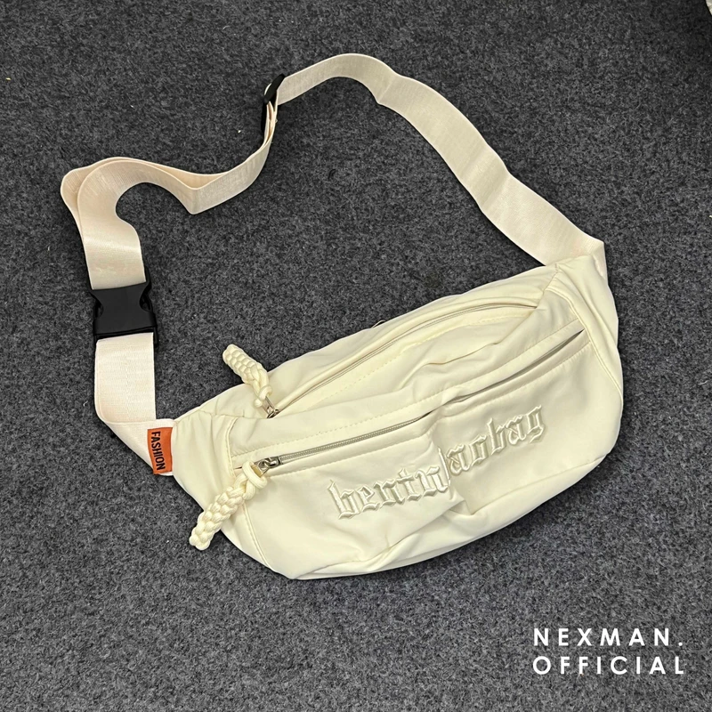 BE WHITE - PREMIUM CHEST BAG
