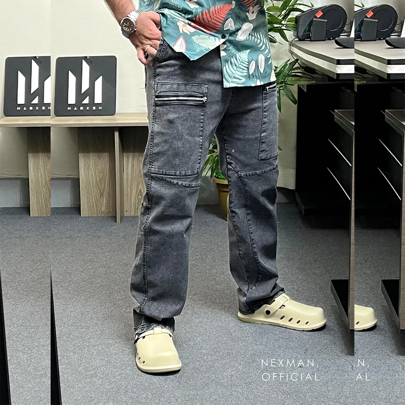 GT ZIP LIGHT - BAGGY JEANS