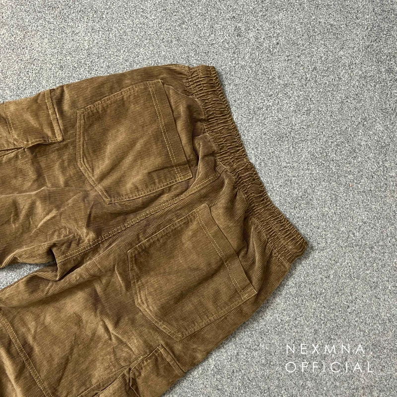 CORD BAGGY CARGO - BROWN - Thumbnail 3