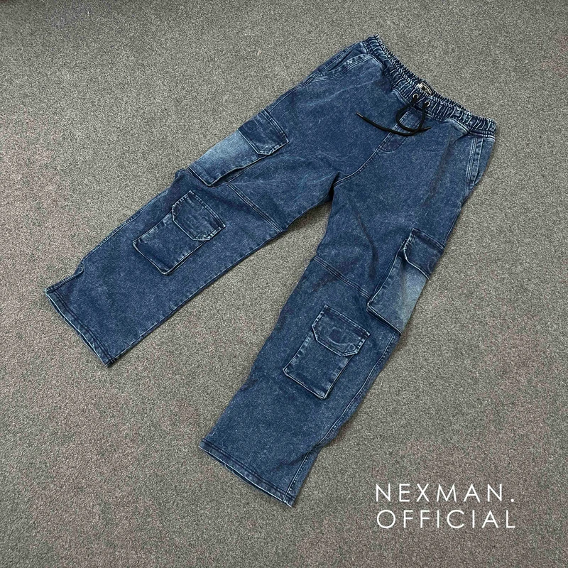 GT10 NAVY - BAGGY JEANS