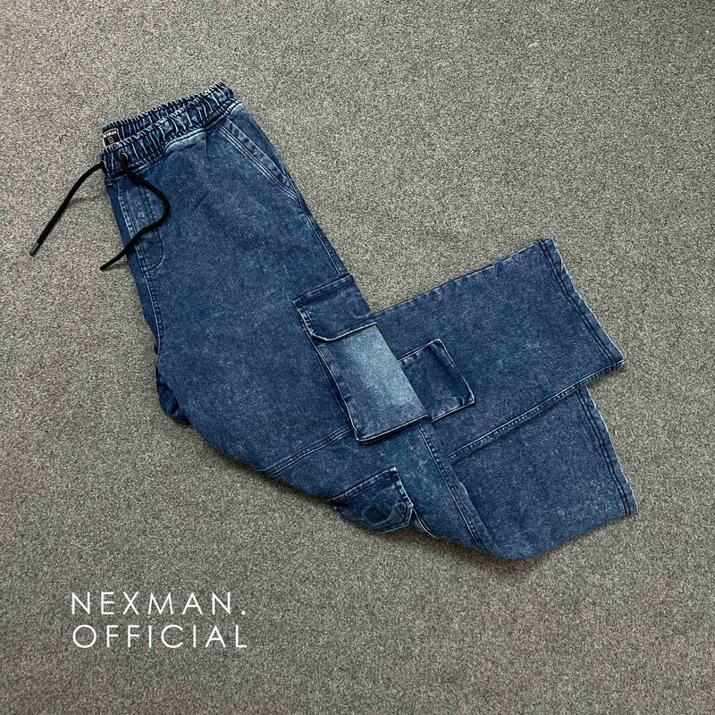 GT10 NAVY - BAGGY JEANS - Thumbnail 3