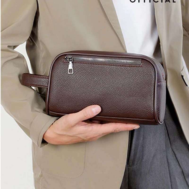 HBS BROWN - HAND BAG FOR MEN