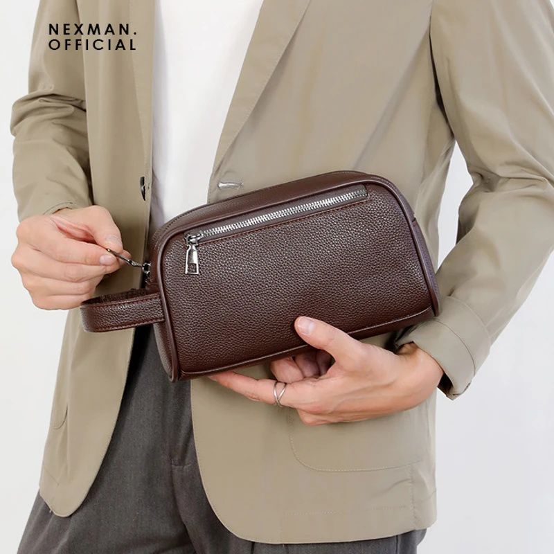 HBS BROWN - HAND BAG FOR MEN
