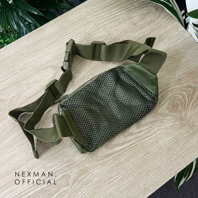 GLITCH GREEN - CHEST BAG FOR MEN