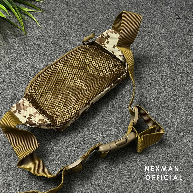 GLITCH OLIVE - CHEST BAG FOR MEN