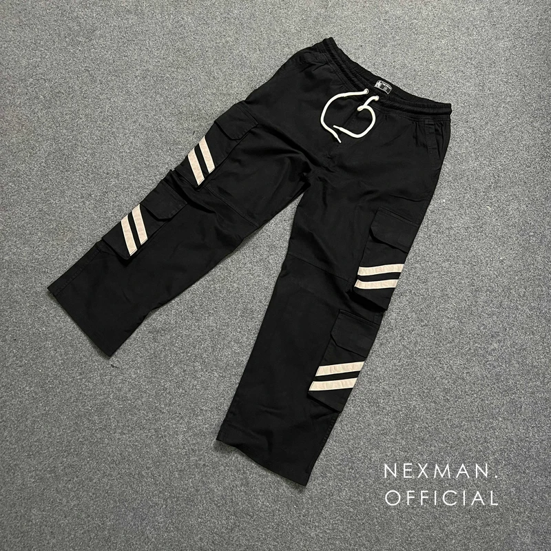TT-ASH - TWILL BAGGY PANT