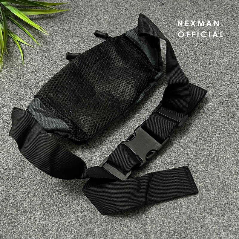 GLITCH CAMOBLACK - CHEST BAG FOR MEN