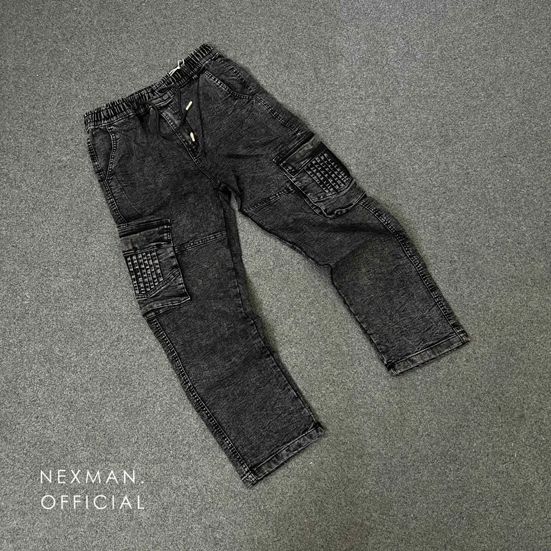RP BAGGY JEANS - DARK ACID WASH