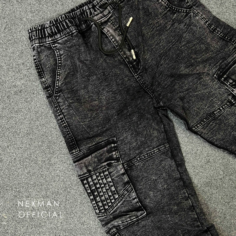 RP BAGGY JEANS - DARK ACID WASH