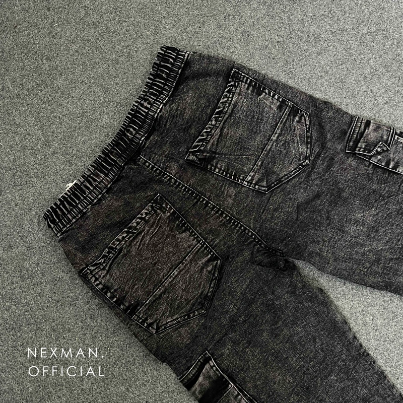 RP BAGGY JEANS - DARK ACID WASH - Thumbnail 3