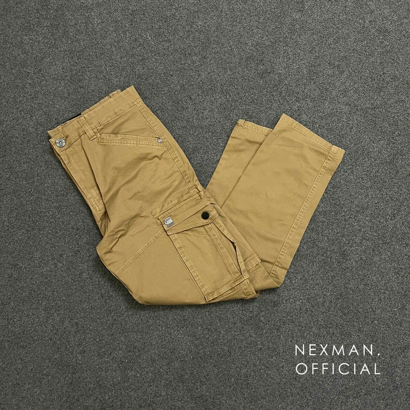SLIM FIT 6POCKET CARGO - BROWN - Thumbnail 3