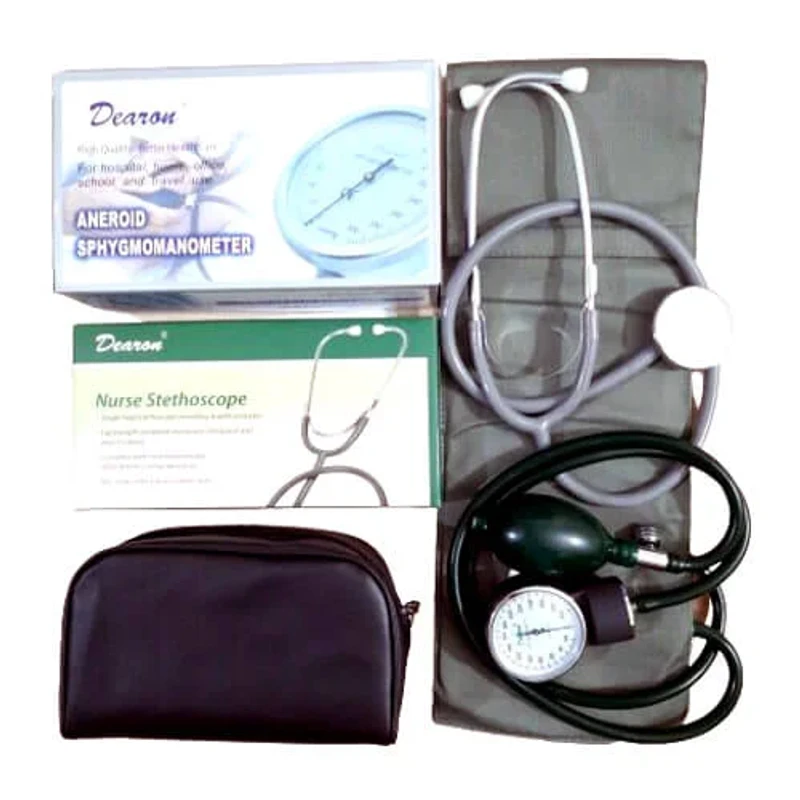 Dearon Analog Aneroid BP Machine Set With Stethoscope - Image 3