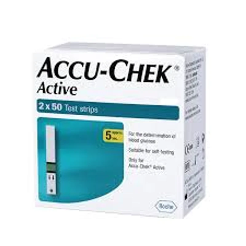 Accu-Chek Active Blood Glucose Strip 100's Pack