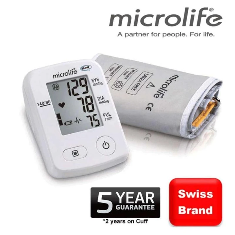 Microlife Blood Pressure Monitor with 5 years Gruantee