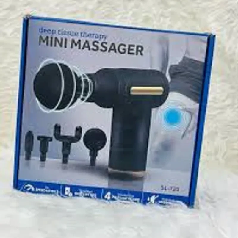 Portable mini massager deep tissue Therapy Rechargeable Mini Gun Massager Body massage, Electric Vibration Body muscle massager Fascial Gun & Recovery device for male and female - Image 3