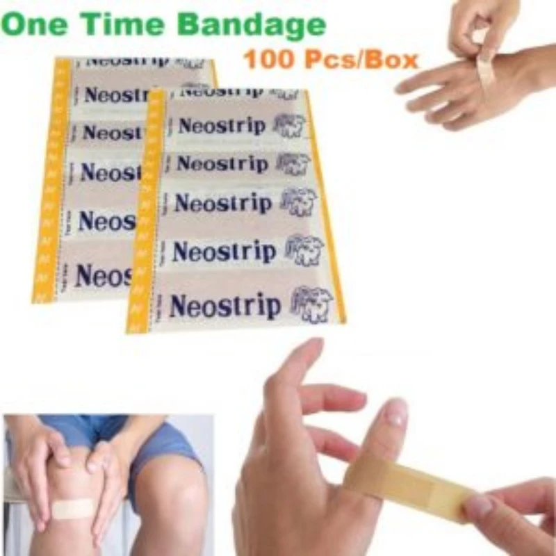 One Time Bandages 100 Pcs/Newstrip First Aid Strip Tape - Image 3